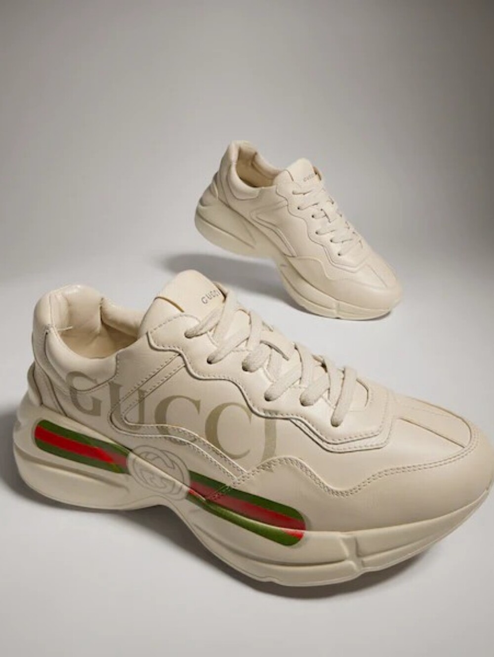 Women's Rhyton sneaker with Gucci logo
